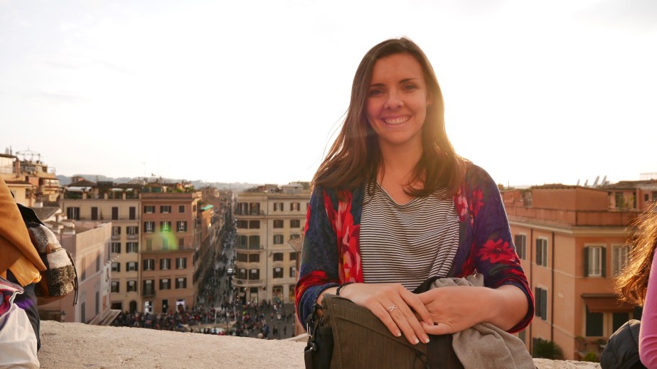 Jenni at Spanish Steps